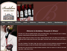 Tablet Screenshot of bordeleauwine.com